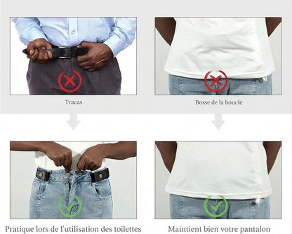 Ceinture Sans Boucle™ Homme et Femme | Confort maximal. Maintien parfait.